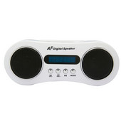 ミニスピーカー iPodスピーカー、iPhoneスピーカー　白色