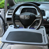 汎用品　折り畳みテーブル／ノートパソコンテーブル　運転席対応　車用