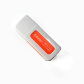 多機能　USB2.0対応カードリーダー　3-8in-1　オレンジ
