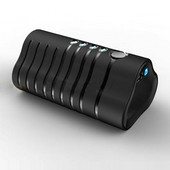 iPhone5対応可能　USBモバイルバッテリー充電器　5000mAh　ブラック