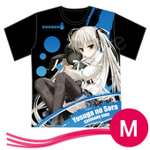 コスプレ衣装 縁の空（ヨスガノソラ）春日野 穹 半袖Tシャツ　ブラック　Mサイズ