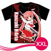 緋弾のアリア 神埼・Ｈ・アリア　Tシャツ　男女兼用　ブラック　XXLサイズ