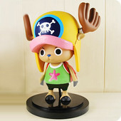 one piece チョッパーフィギュア 黄色帽子付 キャラクター／人形 子供向けプレゼント