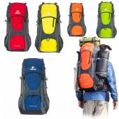 軽量 リュック デイパック 登山リュック 登山バッグ レインカバー ランキングバッグ キャンバスバックパック デイバッグ 50L/60L/70L 男女兼用