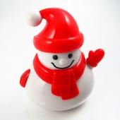 ミニスピーカー クリスマス雪だるま スピーカー TFカード用スピーカー 子供に プレゼント プラスチック ファッション ホワイト