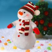 クリスマスぬいぐるみ 玩具 誕生日/クリスマスギフト (´∇｀)＜Merry☆Christmas 雪だるま