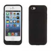 iPhone5S対応2500mAh携帯充電バッテリー ケース カバー バッテリーケース 充電モバイルバッテリー