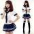 制服 高校生 セーラー 服 学生服 制服風 セクシー 仮装 ルーズソックス ブレザー ミニスカート 清純 可愛い